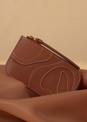Polene Atla Card Holder Duo Cognac | AUD9633F