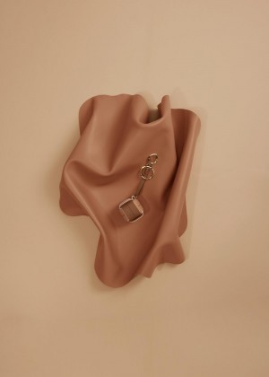 Polene Cubo Keyrings Trio Camel | AUT9616C