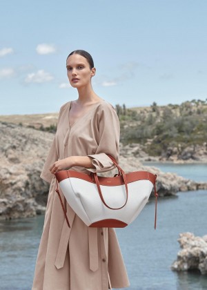 Polene Cyme Cognac Canvas | AUK9534O