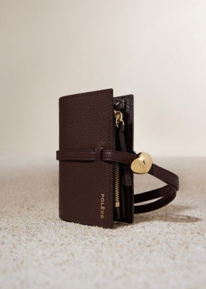 Polene Kayé Card Holder Textured Duo Sandalwood | AUS9632G