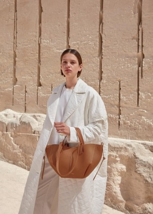 Polene Mini Cyme Textured Camel | AUD9529F