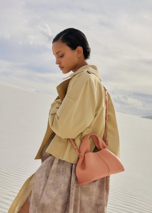 Polene Mini Numéro Neuf Textured Peach | AUQ9465M