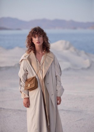 Polene Mini Numéro Sept Textured Camel | AUK9447O