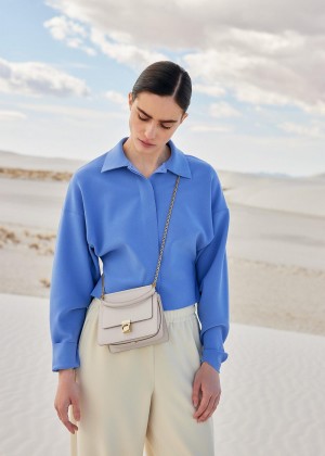 Polene Mini Numéro Sept Textured Chalk | AUD9452F