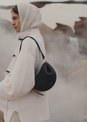 Polene Tonca Textured Black | AUJ9396P